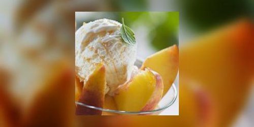 Sorbet a la nectarine