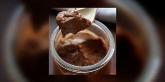 Mousse au chocolat et au gingembre