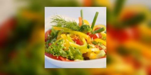 Salade de feuilles anisees
