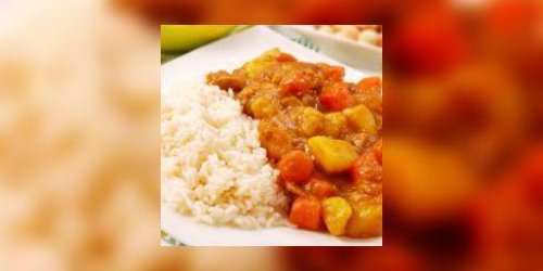 Riz et legumes au curry