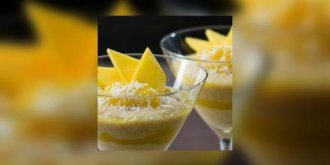 Mousse à la mangue