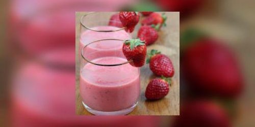 Souffle glace aux fraises