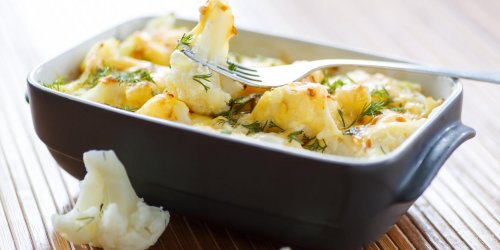 Gratin de chou-fleur, sauce Mornay