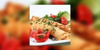 Crêpes à la ricotta et aux tomates