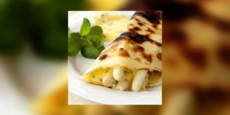 Crepes aux asperges