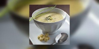 Potage glace de cerfeuil