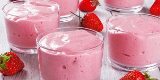 Mousse a la fraise 