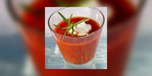 Potage glace de tomate