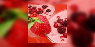 Soupe de fruits rouges au gingembre