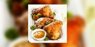 Poulet roti a la mangue