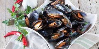 Saute de moules aux champignons