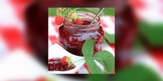 Confiture de framboises-pepins 