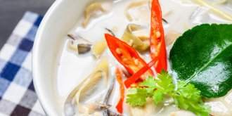 Veloute de salsifis aux moules