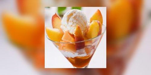 Creme glacee de yaourt aux fruits