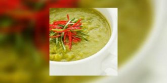 Soupe de pois casses au thym