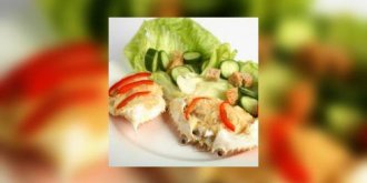 Salade de crabe a la pomme