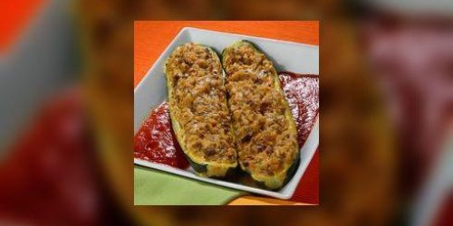 Courgettes soufflees