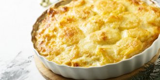 Gratin d-oignons et pommes de terre