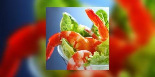 Crevettes au fromage blanc a l-aneth 