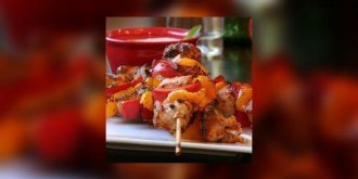 Brochettes d-agneau epicees