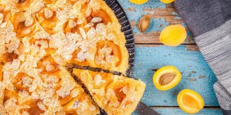 Tarte aux abricots et aux pistaches