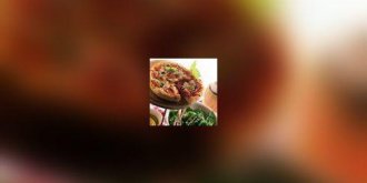 Pizza aux legumes frais