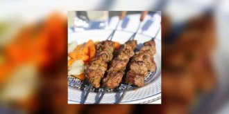 Brochettes d-agneau au citron confit