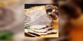 Gigot d-agneau en croute de sel 