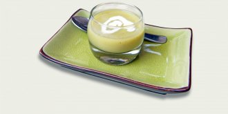 Potage glace de concombre