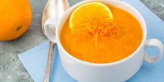 Potage de carottes a l-orange