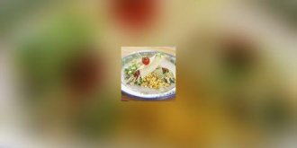 Omelette de légumes au coulis d'herbes