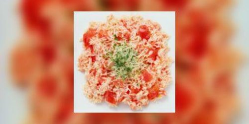 Riz safrane a la tomate