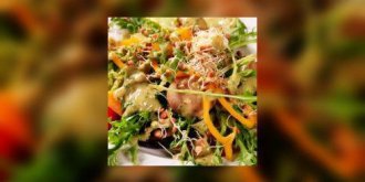 Salade de champignons forestiers