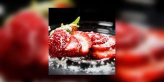 Fraises au gingembre