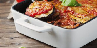 Gratin d-aubergines et de courgettes