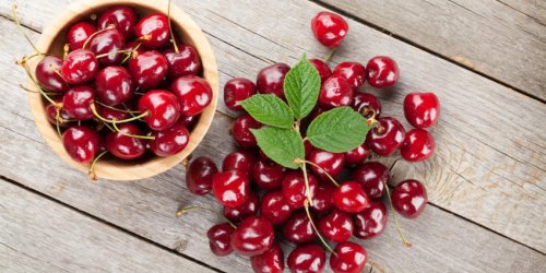 Salade de cerises au zan et a la menthe