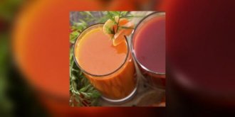 Smoothie tomate, carotte, orange