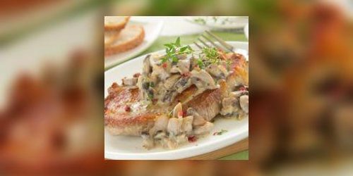 Escalopes de veau aux champignons