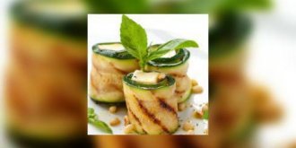 Roulades de courgettes