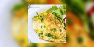 Omelette à la menthe