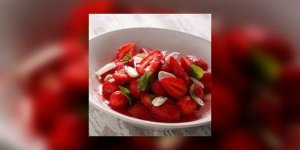 Fraises, amandes, basilic : un dessert d’ete exceptionnel