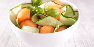 Salade melon concombre 