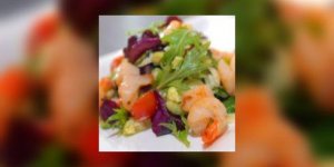 Salade de coquillages et de crevettes