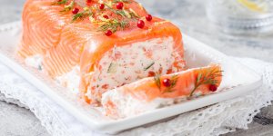 Terrine saumon fume poireaux