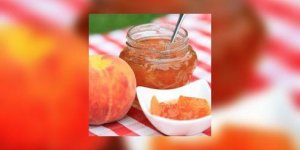 Confiture de peches au gingembre