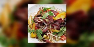 Salade de magret de canard a l-orange