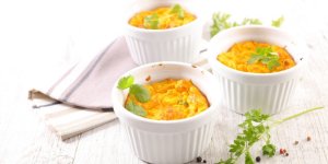 Flan de carottes a la ciboulette