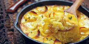 Gratin de pommes de terre et d-herbes