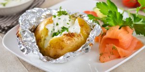 Pommes de terre en papillote