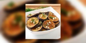 Salade d-aubergines grillees